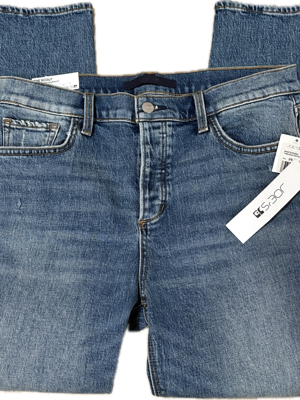 NWT Joe’s Jeans The Scout Mid Rise Slim Boyfriend Timeless Destruct size 29 - Picture 4 of 8